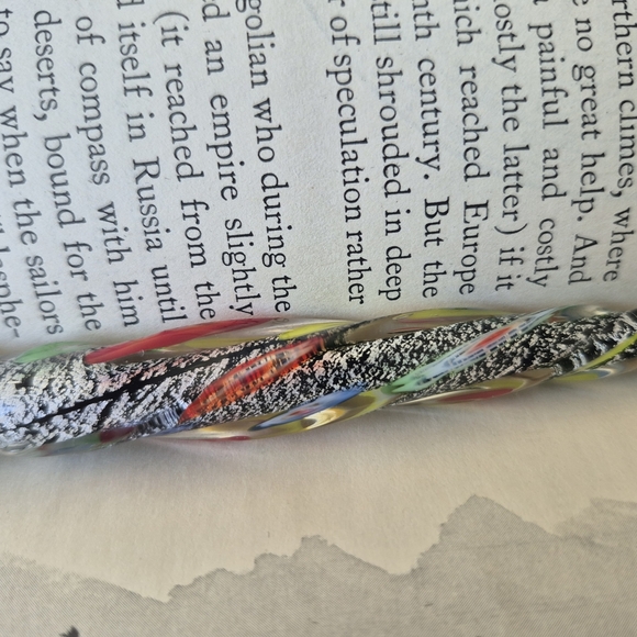 Vintange Murano Twisted  Galss Dip Nib Pen - Picture 8 of 10